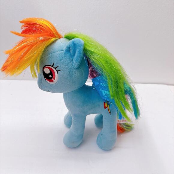My Little Pony 12" Rainbow Dash 2017 Hasbro Little Pony Plush MLP Multi-color - Picture 5 of 8